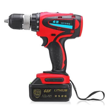 

68V Electric Screwdriver Cordless Drill Wireless Power Driver 2-Speed perforator cordless screwdriver hammer drill Power Tool