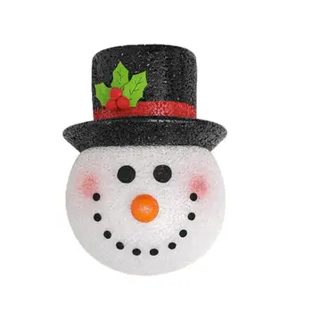 

Christmas Lampshade Hanging Snowman Porch Light for Outdoor