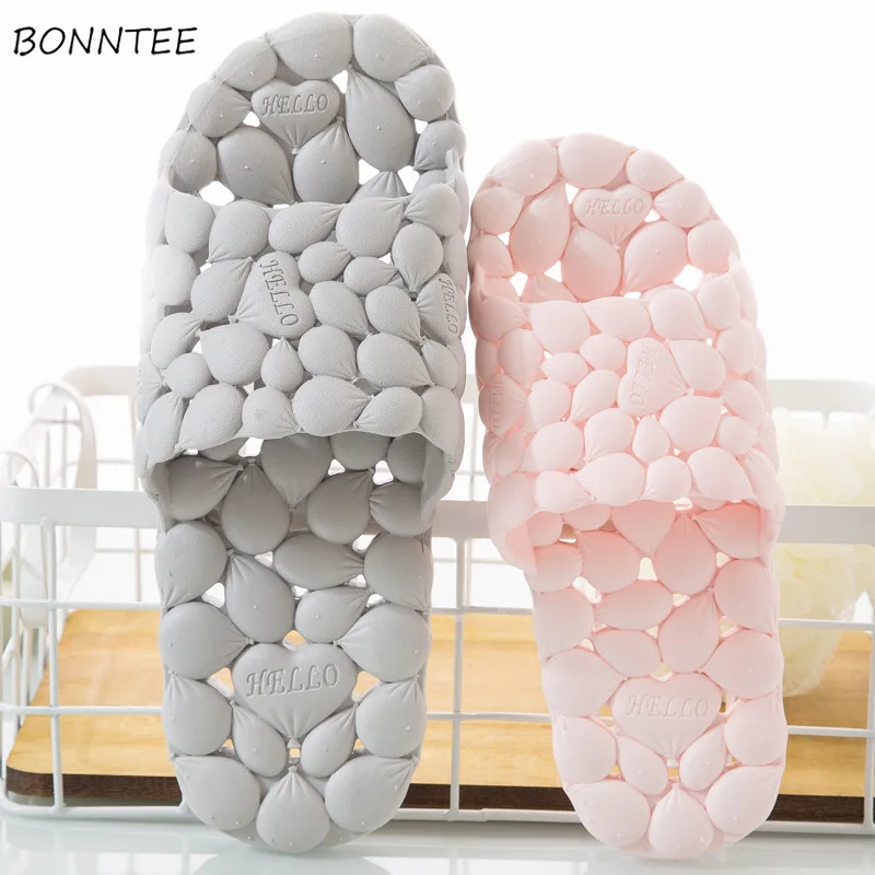 Тапки женские домашние на мягкой подошве однотонные Нескользящие шлепанцы в