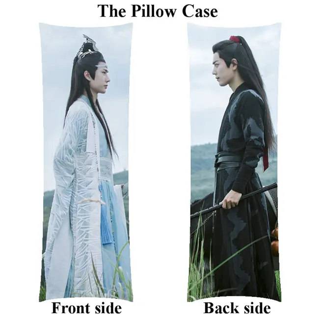 pillowcover Драма Untamed наволочки с изображением девочек xiaozhan hug длинные Размеры человек наволочка только - Цвет: pillowcover