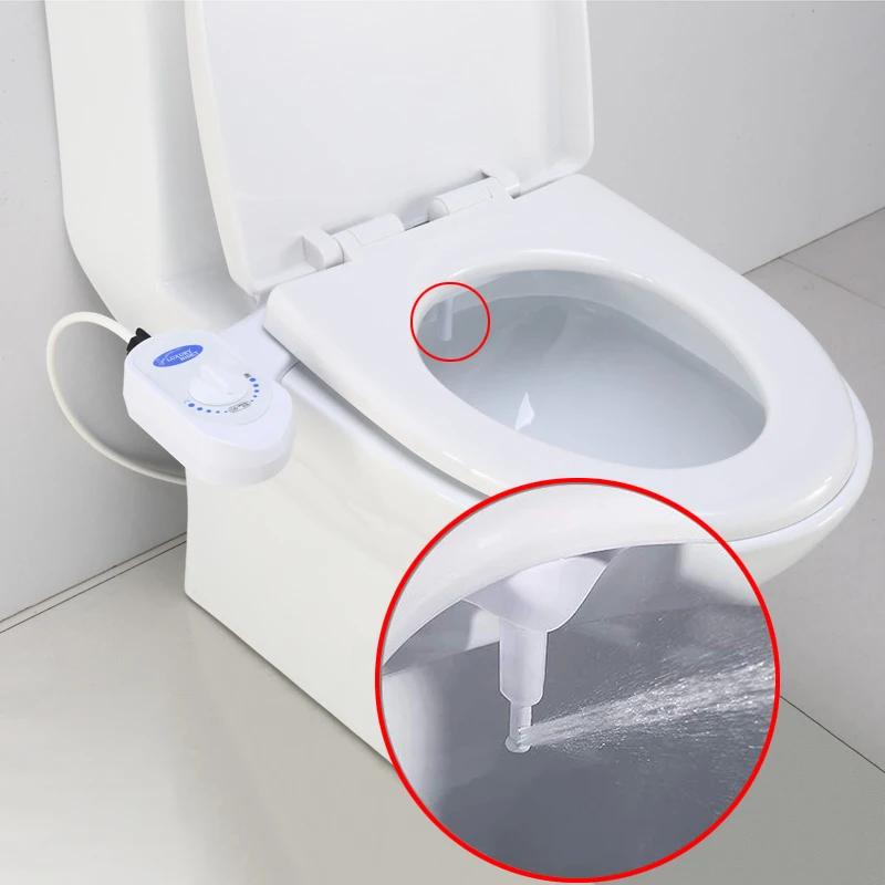 

Non-Electric Bidet Attachment Toilet Bidet Seat Self-Cleaning Nozzle-Fresh Water Bidet Sprayer Gynecological Washing Gun II