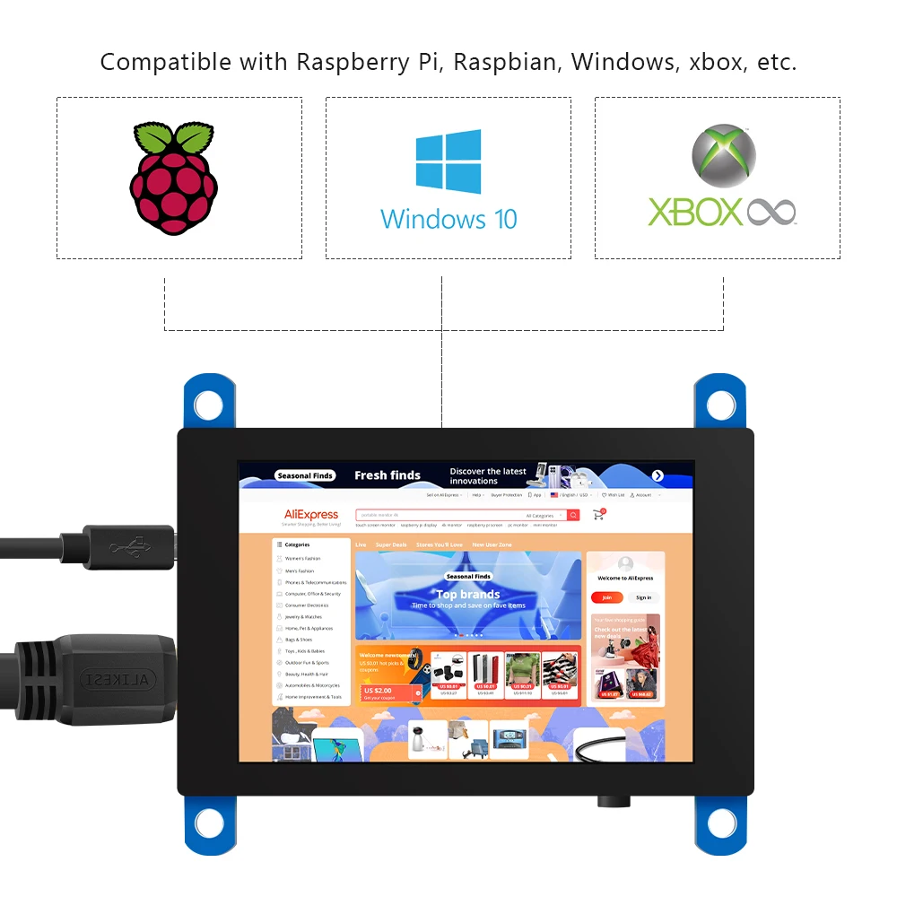 raspberry pi tft display code factory