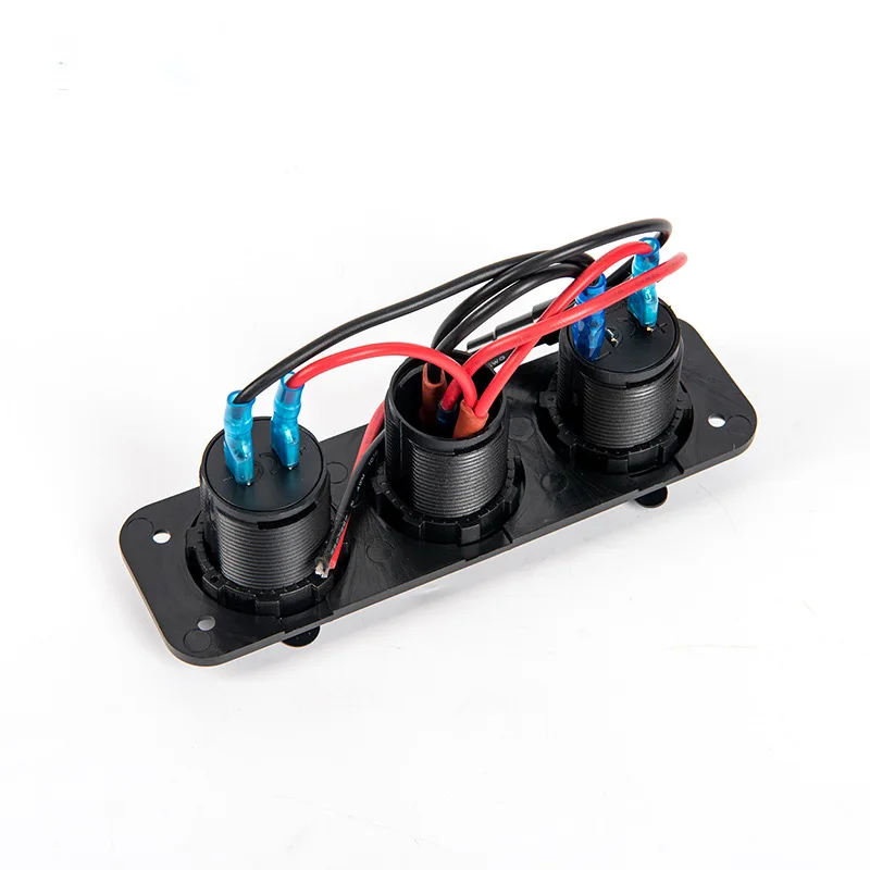 2 USB зарядное устройство 2.1A 12 V-24 V розетка+ переключатель ВКЛ-ВЫКЛ панель для автомобиля лодки морской