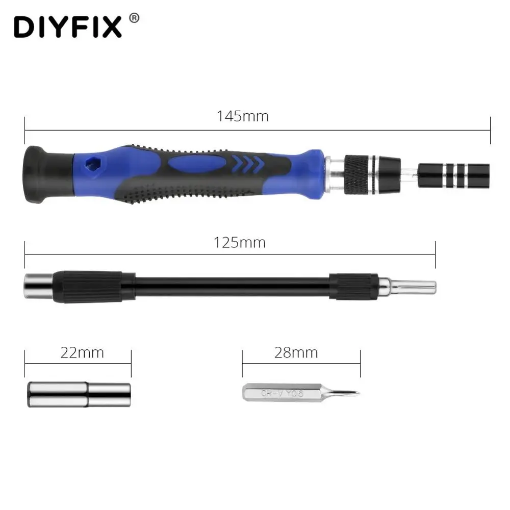 DIYFIX 59 в 1 Набор отверток для мобильного телефона Радиоуправляемый Дрон ПК бытовой цифровой ремонт электронных устройств разборка набор ручных инструментов