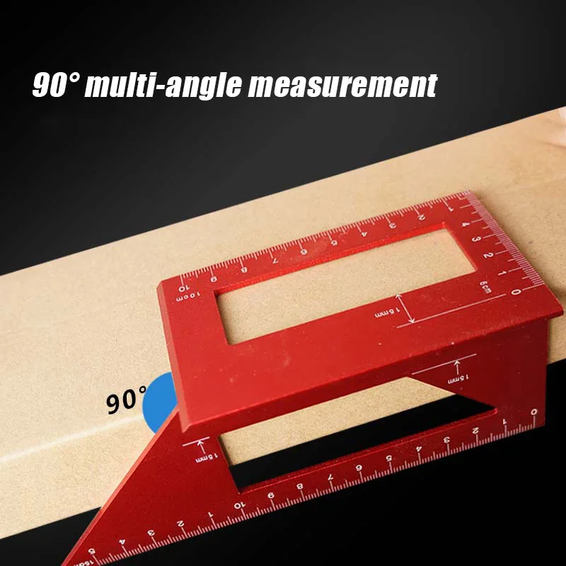 Новая t-образная направляющая линейка многофункциональная 45 90 градусов Угловые инструменты для работы по дереву измерения SF66