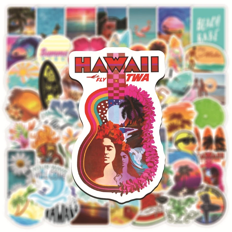 50 шт. водонепроницаемые ПВХ-наклейки для ноутбука гитары | Игрушки и хобби
