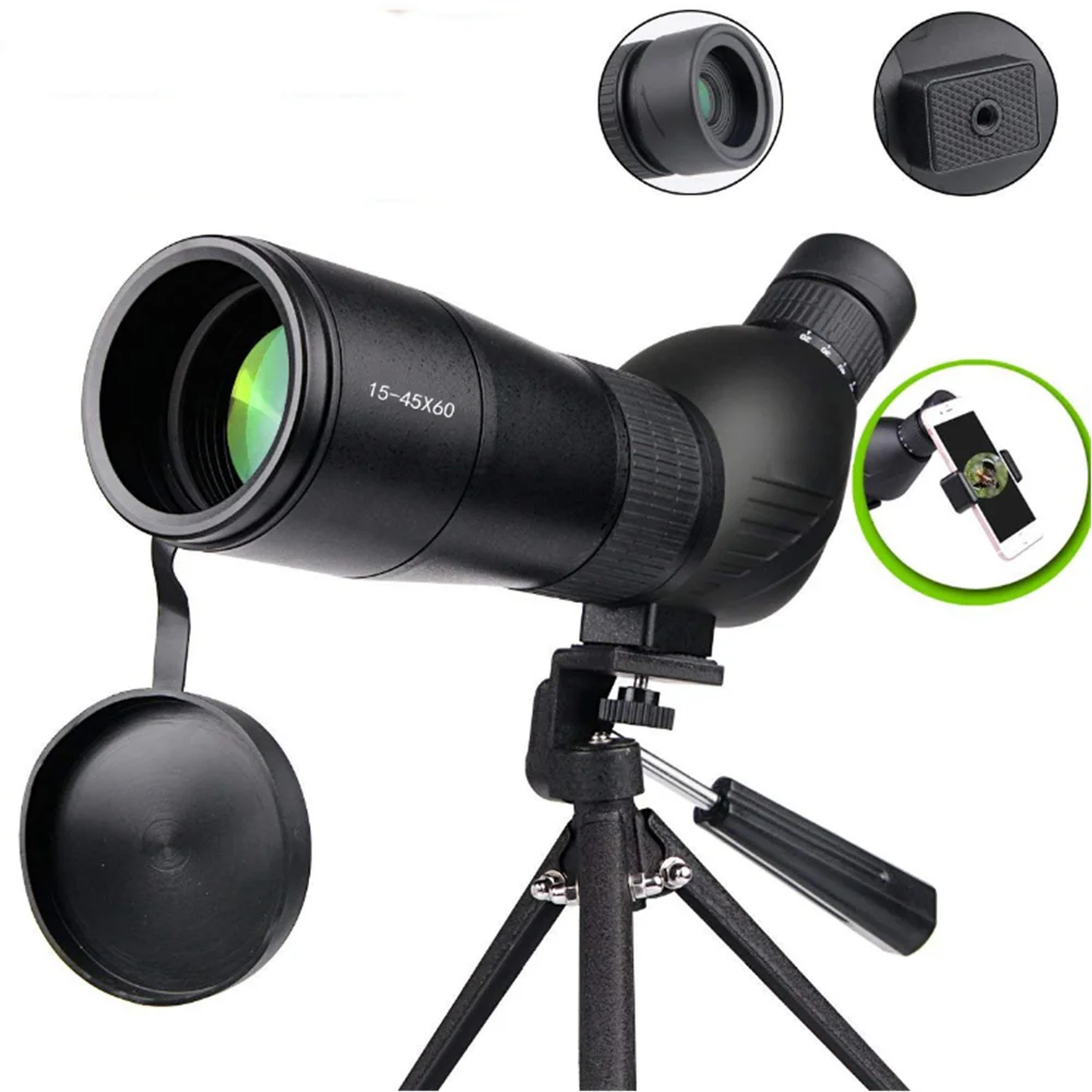 PRONITE Bona монокулярное Птичье зеркало 15-45x60 портативное неночное видение HD Высокий телескоп