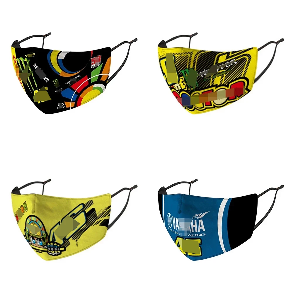 

2020 Fashion Motorcycle Brand Design Mask Protective Reusable Washable Adult Mouth Masks Windproof Outdoor Cycling Face masque