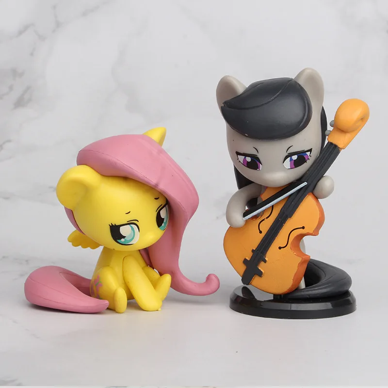 6 шт. My little Pony, единорог, принцесса, луна, Селестия, радужная лошадь, фигурки, игрушки для детей, девочек, на день рождения, рождественские подарки, 1A01