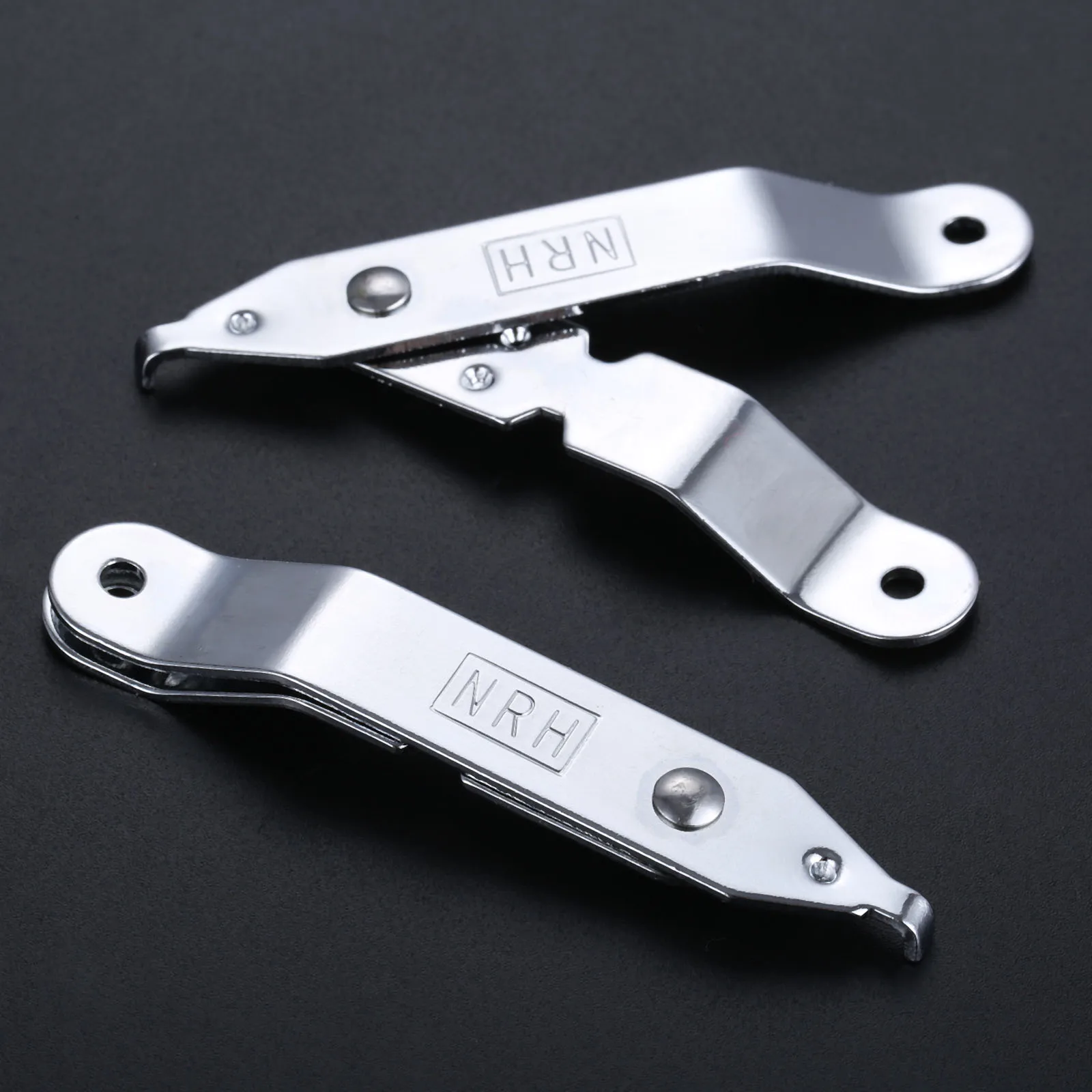 

2Pcs Door Stays Kitchen Cupboard Cabinet Support Box Hinge Jewelry Chest Box Case Hinge Furniture Hardware 82*14mm