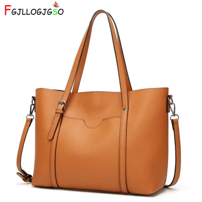 

FGJLLOGJGSO Ladies Soft Leather bag Luxury Women's Handbag Designer Messenger Bags Large Shopper Totes inclined Shoulder Bags