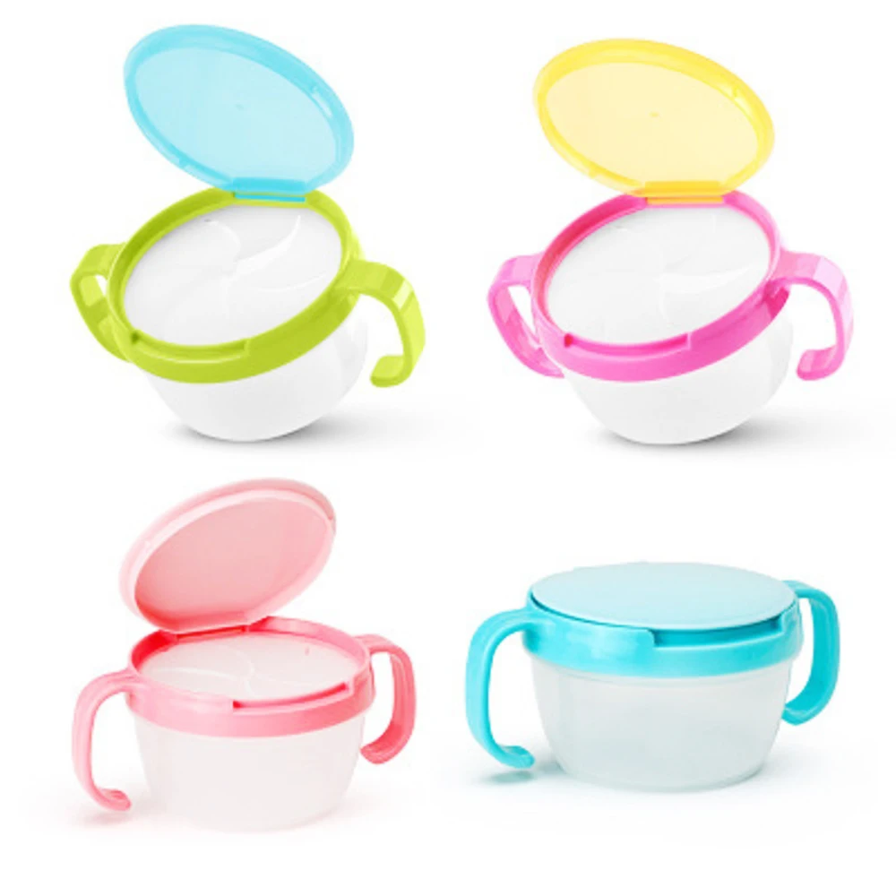 

Double Handle Toddler Plastic Snack Container, Snack Cup, Spill Proof Cookie Container, Storage Box, Snacks # 20