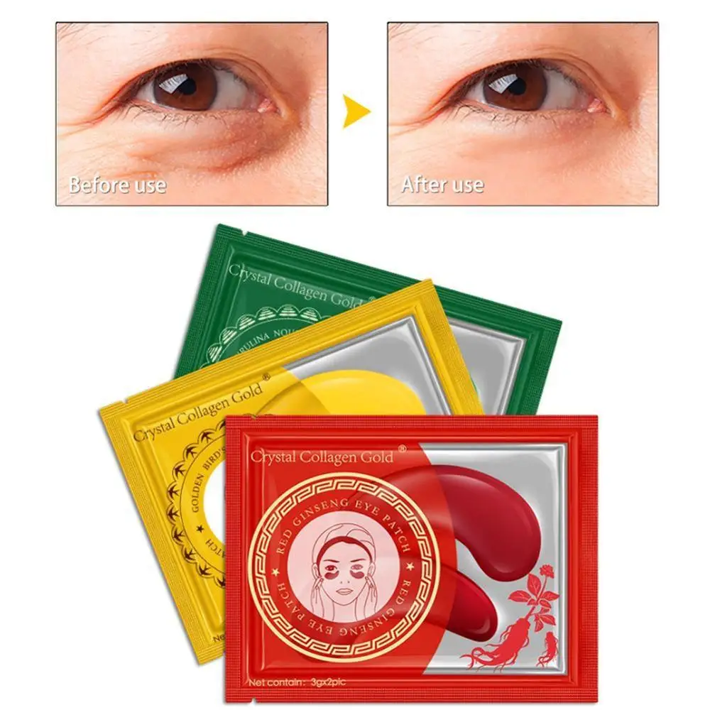Crystal Collagen Eye Mask Eye Patch Wrinkle Face Mask for the Eye Bag Dark Circle Remover Gel Eye Patches Skin Care