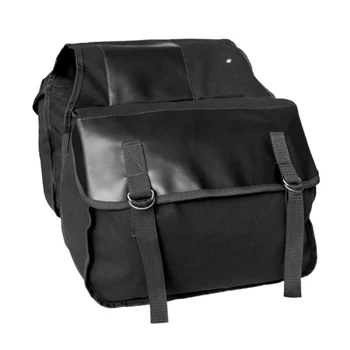 

Strong Mountain Road Bicycle Bike Trunk Bags Waterproof Canvas Double Side Rear Rack Pouch Wear-resistant Tail Seat Pannier Pac,