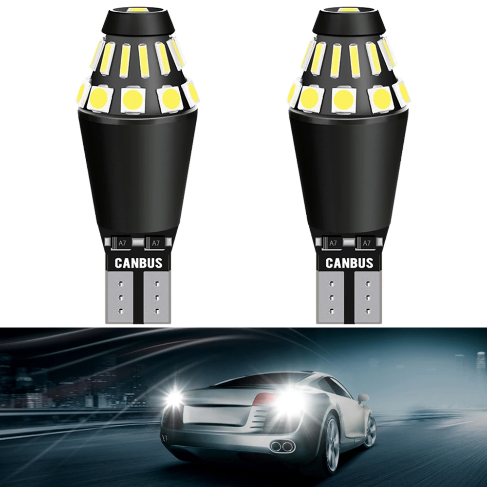 2X T15 светодиодный 1500lm W16W Canbus 921 912 клиновидный обратный светильник лампа высокой