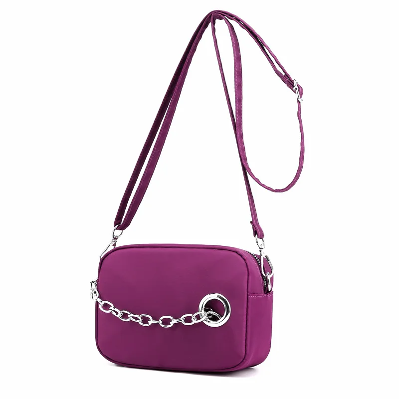 

Versitile Fashion Nylon Bag Women's Casual Lightweight Shoulder Bag Trend Simple Chain Shopping Shoulder Bag