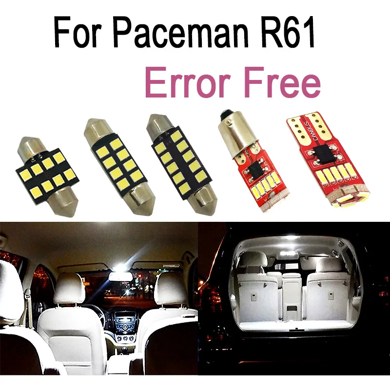 

Perfect White 19pcs LED Interior dome reading Light lamp Kit Package For MINI for Paceman R61 (2012+)