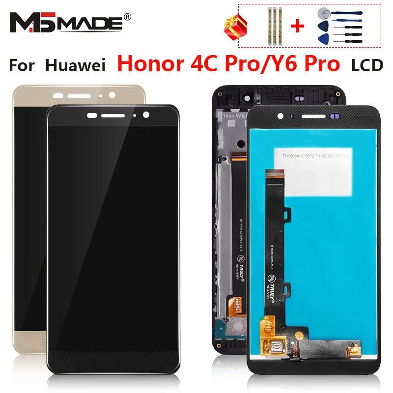 

5.0'' Display For Huawei Honor 4C Pro TIT-L01 LCD Display Touch Screen Digitizer Replacement For Honor Y6 Pro LCD With Frame