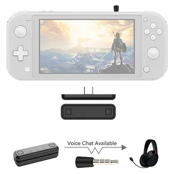 

For Gulikit Wireless Bluetooth Audio USB Type-C Adapter Transmitter NS07 for Nintend Switch/Switch Lite/ Switch TV Dock for PS4