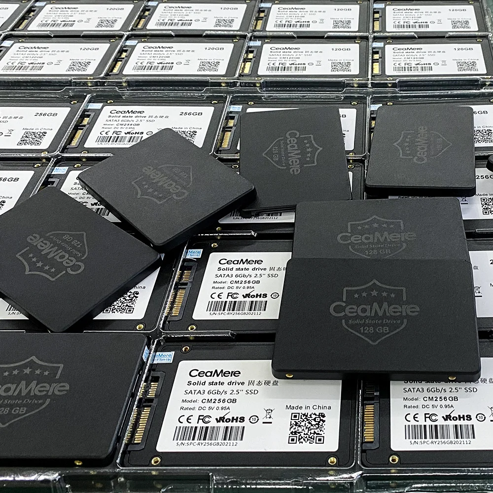 CeaMere SSD 10PCS 120gb 128gb 256gb 512GB Hdd 2.5 SATA SSD