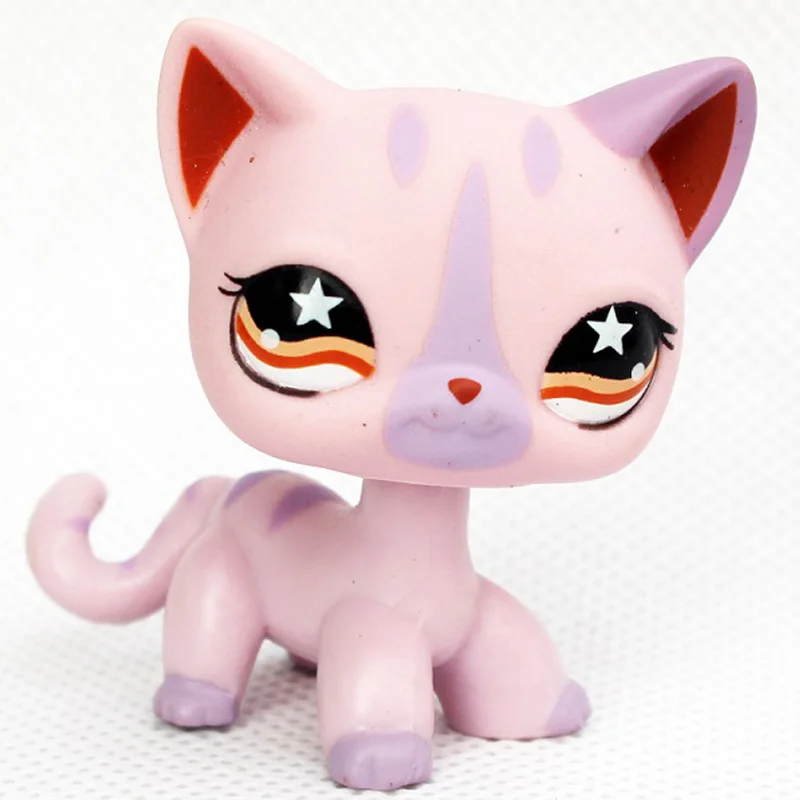 933 Лпс стоячки кошки собаки игрушки Lps кошка редкий pet shop игрушка стоит короткой шерсти Котенок Собака Такса колли спаниель great dane старая оригинальная Коллекционная фигурка - Цвет: 933