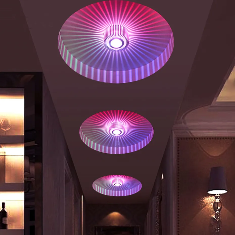 Modern Led Downlight  Recessed Spot Led Ceiling Lamp Surface Mounted Colorful Spot Light For Living Room Corridor Bar KTV Party