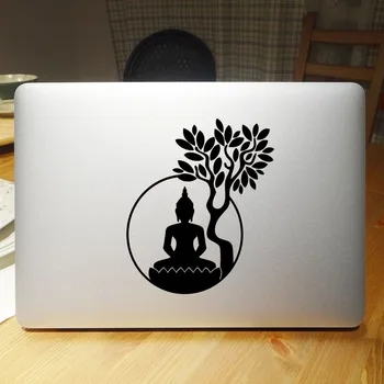

Buddha under Bodhi Tree Laptop Sticker for Macbook Decal Pro 16" Air Retina 11 12 13 14 15 inch Vinyl HP Mac Book Notebook Skin