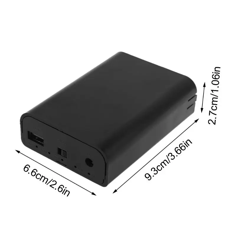 

3x 18650 Batteries DIY Power Bank QC 3.0 USB DC 12V Output for Router LED Phone