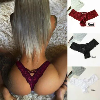 

Panties Underwear Woman Lace Thong G-String Sexy Briefs Lingerie Woman Thong Female Underwear For Woman Plus Size S-3XL
