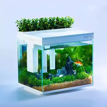 

Geometry 15L/30L Smart Temperature Control AI Fish Tank Real Time Monitoring Of Water Quality Efficient Filtration APP Controls