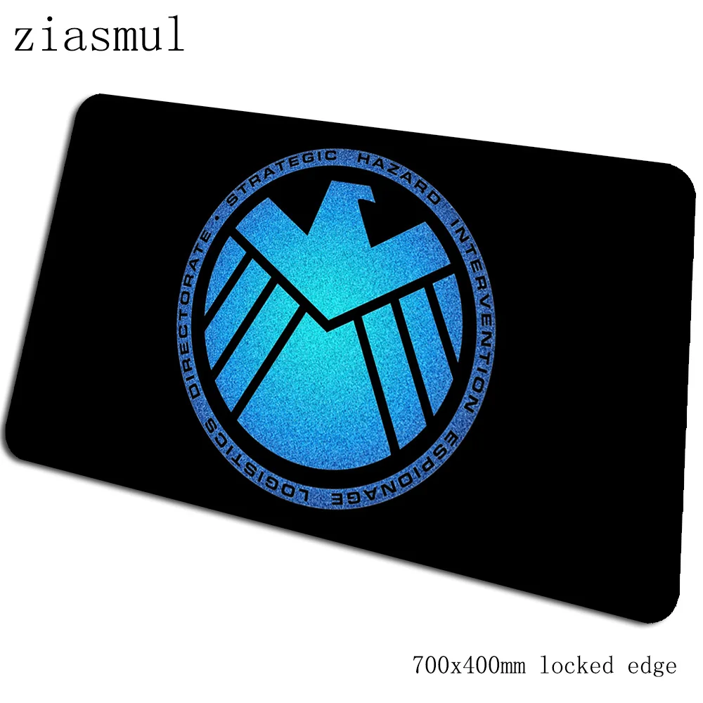 S. H. I. E. L. D коврик для мыши 700x400x3 мм игровой коврик для мыши популярный коврик для мыши игровой компьютерный стол locrkand коврик notbook mousemat pc - Цвет: size 700x400x3mm