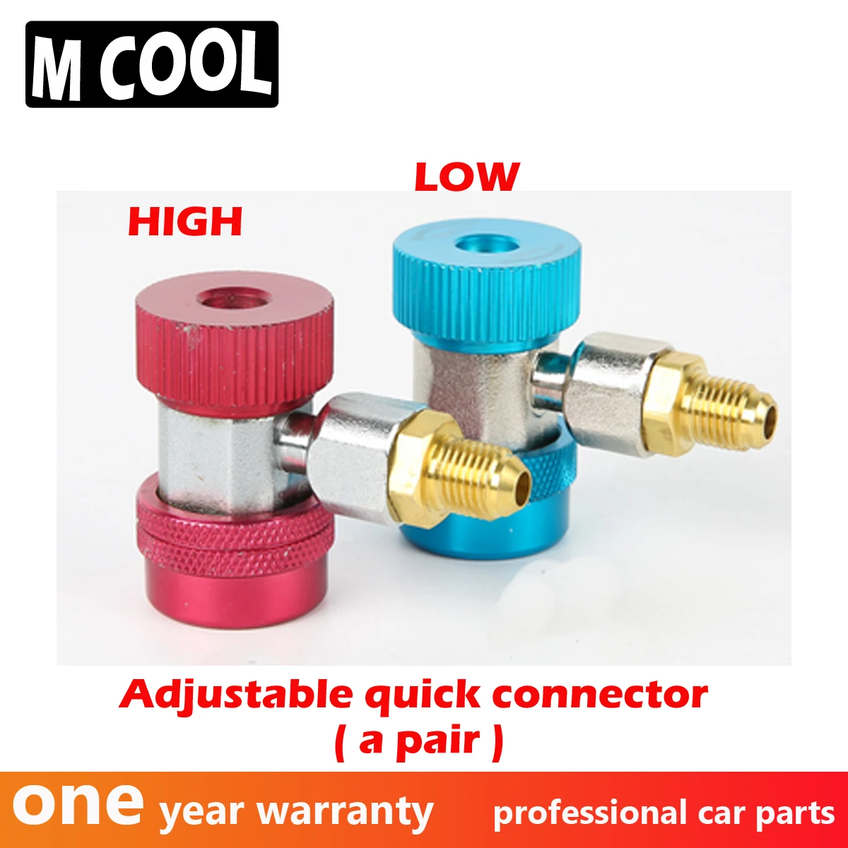 R134a All Copper Quickconnect Air Conditioner Plus Refrigerant Adapter