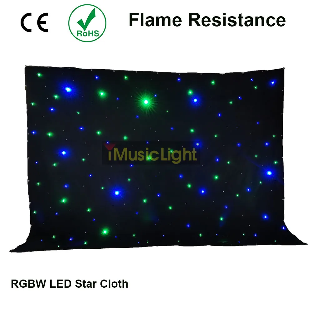 3x8Mtr RGBW Starcloth СВЕТОДИОДНЫЙ матричный светодиодный контроллер Twinking Cloth