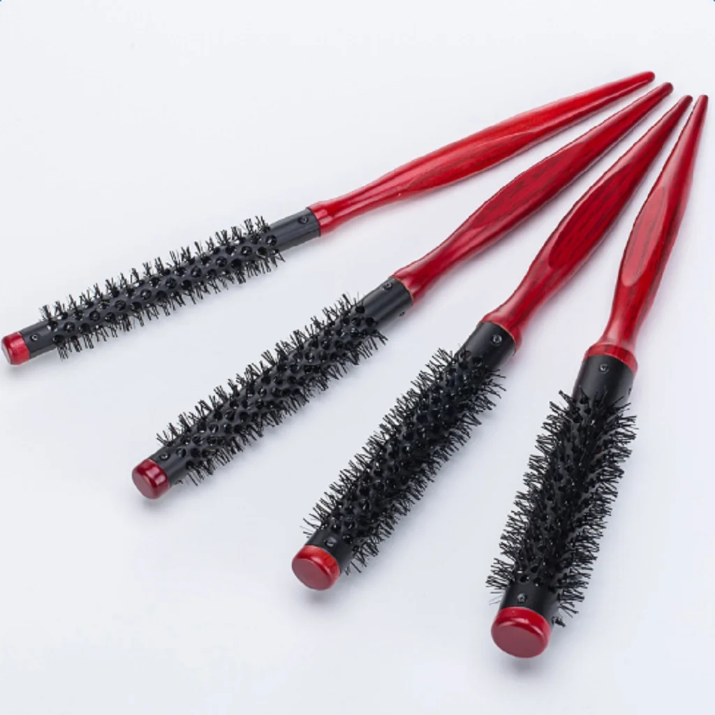 Round Hair Brush Heat Resistant Styling Roll Hairbrushes 10mm/12mm/15mm/25mm