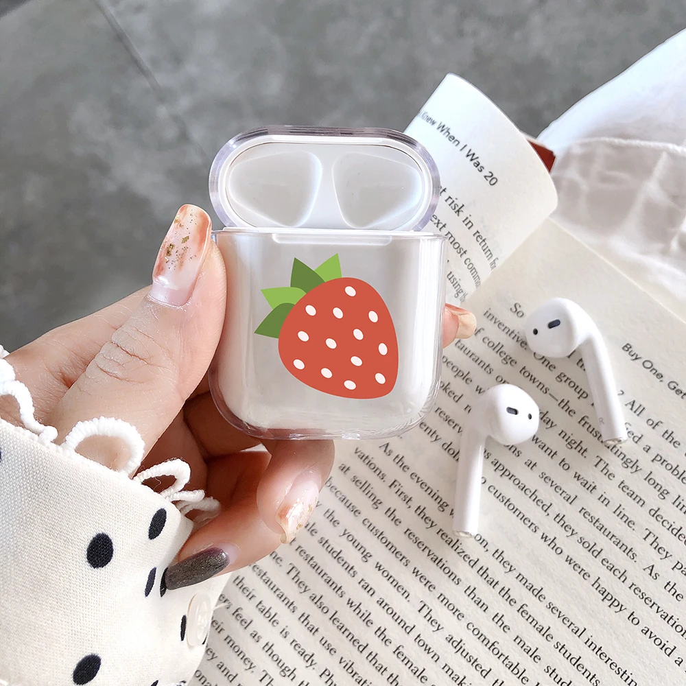 D3 Чехол для AirPods 2 Чехол прозрачный мультяшный Милый Забавный жесткий защитный чехол Bluetooth чехол для наушников прозрачный чехол для Airpods - Цвет: D3