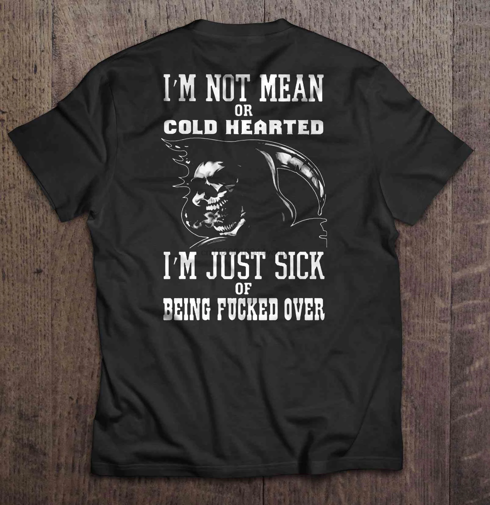 Мужская футболка I'm Not Mean или Cold Hearted просто устала от того что меня устраивают