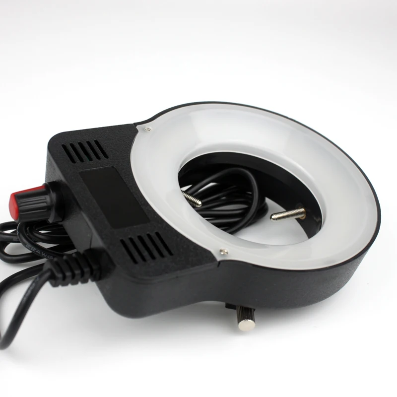 Microscope Lamp LED USB Output Adjustable DC 5V Shadowless Ring Light Iluminator Industry Stereo Microscope Industrial Camera