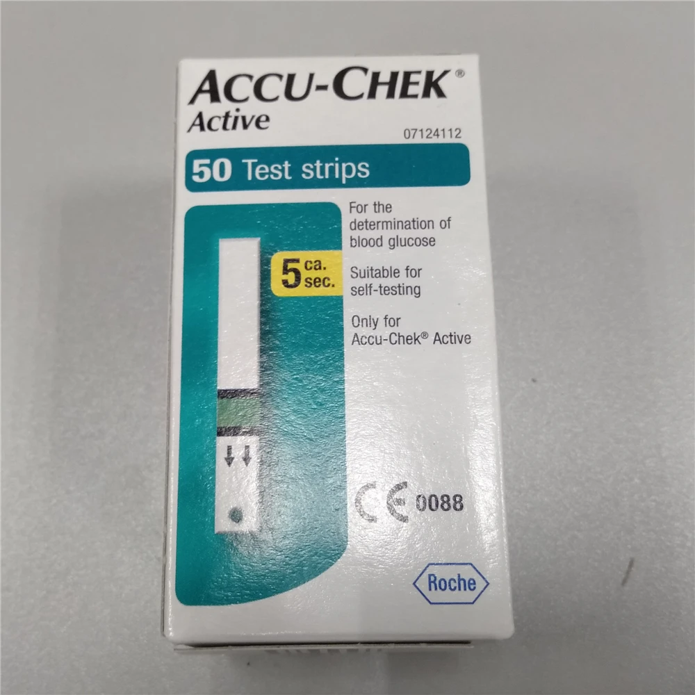 Активные тест полоски Accu Chek (без кодирующий чип) истечение срока годности 31 12 2021|pad