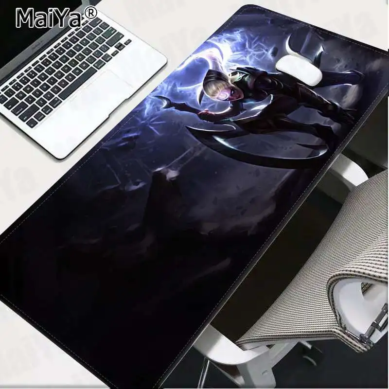 Lock Edge 30x80cm Maiya Печатный лунный богиня Диана Лига Легенд фиксирующий край коврик для мыши игровой резиновый ПК компьютерный игровой коврик для мыши - Цвет: Lock Edge 30x80cm