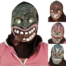 마스크 코스프레 valak 무서운 라텍스 마스크 headscarf 전체 얼굴 헬멧 할로윈 파티 소품 무서운 마스크(China)