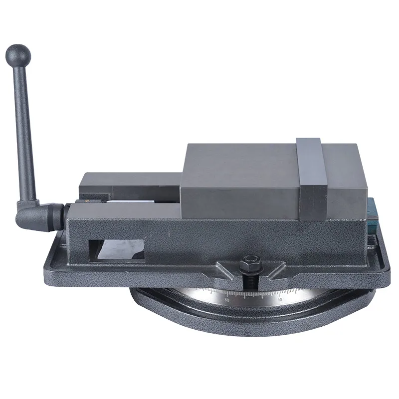 Milling machine heavy duty CNC precision vise, 5 inches, machining center special angle fixed vise, with rotating base