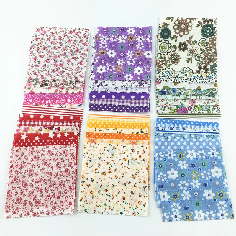 Cotton Fabric 30 Pcs/lot 10cmx10cm Color Random Charm Packs No Repeat Design For Sewing cotton craft fabric cotton fabric craft fabric fabric material