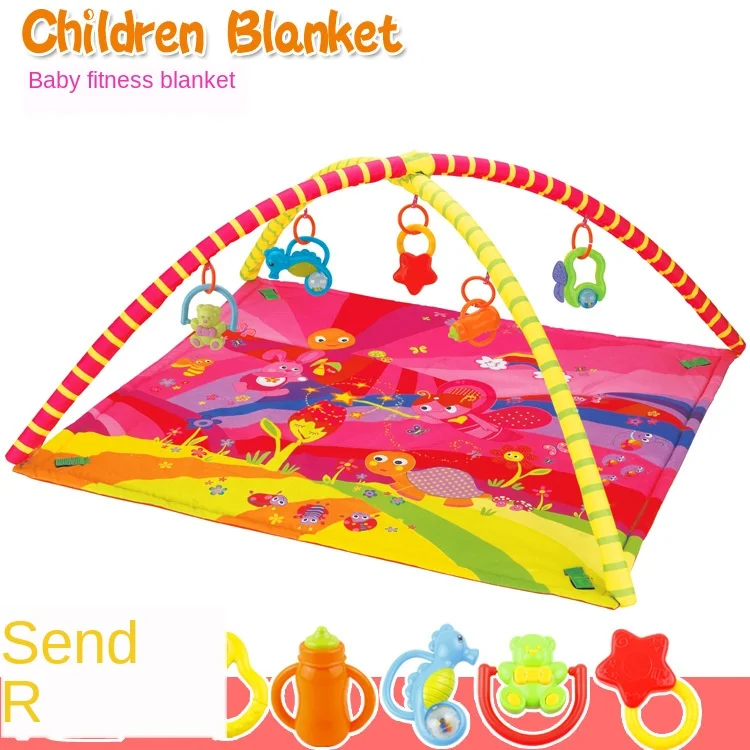 Детский игровой коврик с мультяшным рисунком мягкий игровой коврик для новорожденных игр одеяла коврик для обучения игрушка Детские