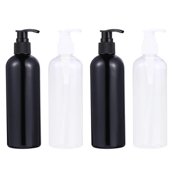 

4Pcs 300ml Travel Pump Bottle Hand Sanitizer Container Lotion Bottle Shampoo Dispensers