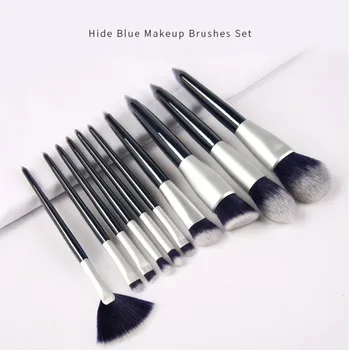 

10pcs Professional Make up Brushes set Paint Wood handle Foundation Powder Concealer Eye shadow Blusher Makeup drop shipping