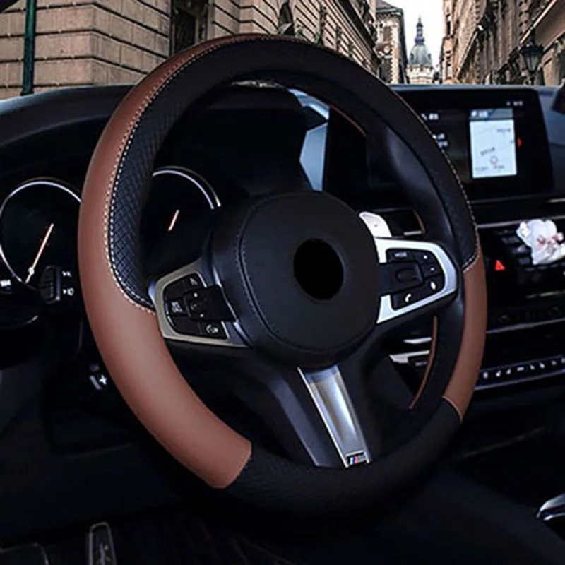 WLMWL Car steering wheel cover for Infiniti FX EX JX G M QX50 QX56 QX80