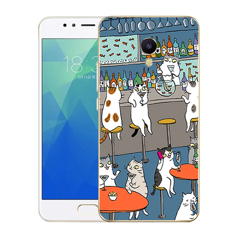 Для Meizu M5S mini прозрачный силиконовый чехол из ТПУ Мягкие Fundas для Meilan5S телефона