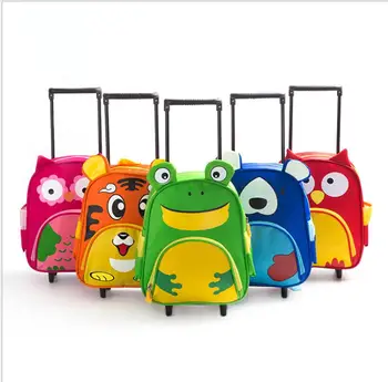 wheeled backpack for kid Rolling backpack for School double use backpack for Children Travel Trolley backpack bags for  boys 1
