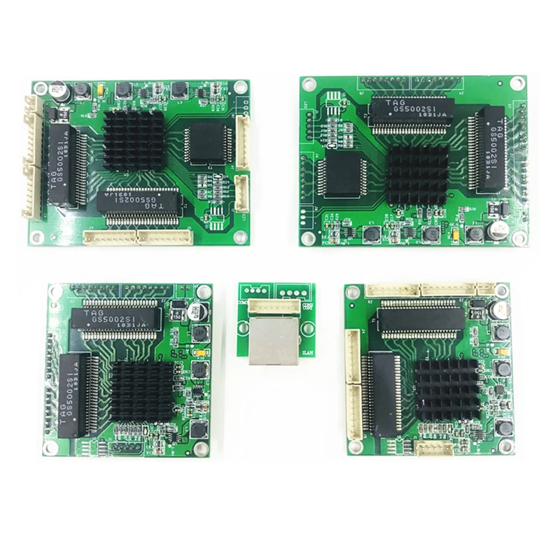 Коммутационный модуль Ethernet 5 портов неуправляемый 10/100 Мбит/с плата PCBA OEM порты