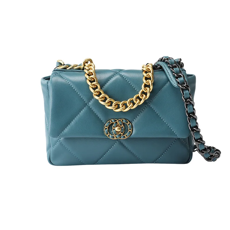 

High Grade Sense Graceful Bag Women's 2019 New Style Fashion Autumn And Winter Fashion Rhombus Bag with Chain Shoulder Cover Bag
